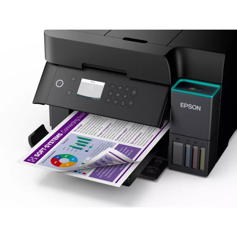 Wielofunkcyjna drukarka atramentowa Epson EcoTank L6370 — Kolor, A4, 4800x1200 DPI, Wi‑Fi, Ethernet