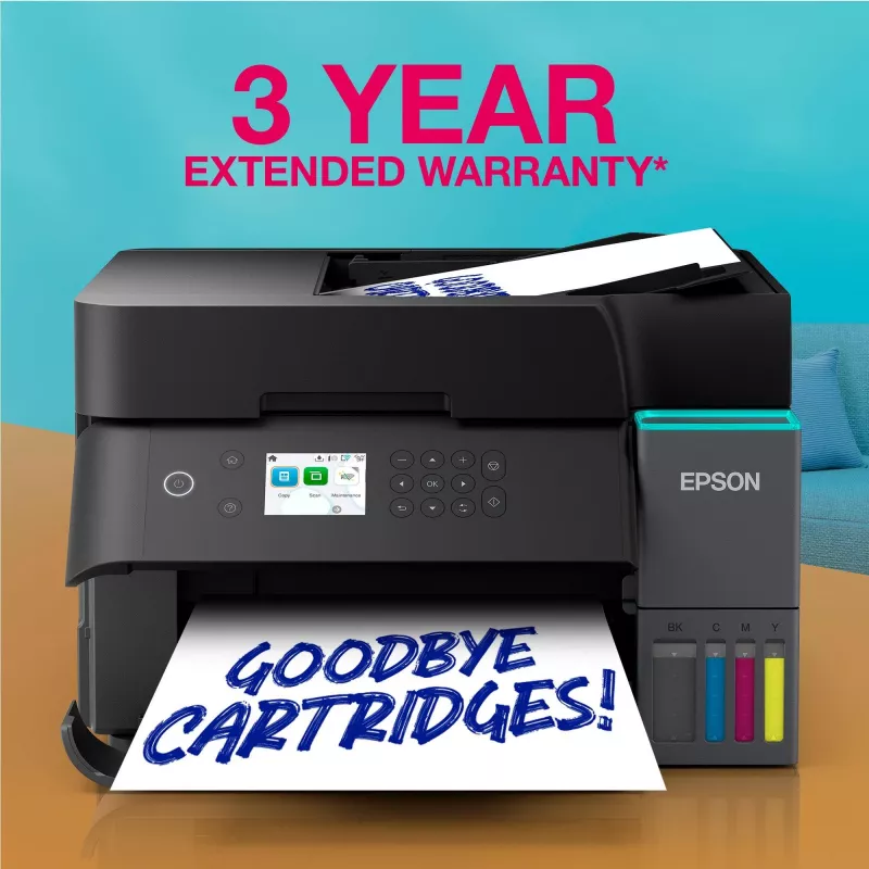Wielofunkcyjna drukarka atramentowa Epson EcoTank L6370 — Kolor, A4, 4800x1200 DPI, Wi‑Fi, Ethernet