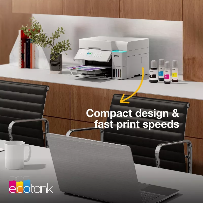 Wielofunkcyjna drukarka atramentowa Epson EcoTank L6376 — Kolor, A4, 4800 x 1200 DPI, 35 str./min, Wi‑Fi, Ethernet, Duplex