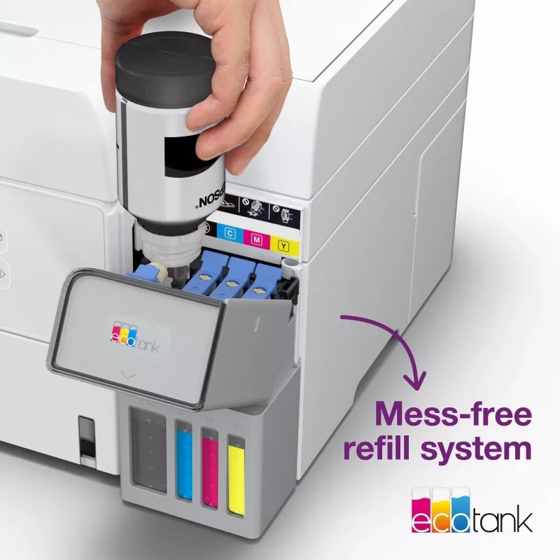 Wielofunkcyjna drukarka atramentowa Epson EcoTank L6376 — Kolor, A4, 4800 x 1200 DPI, 35 str./min, Wi‑Fi, Ethernet, Duplex