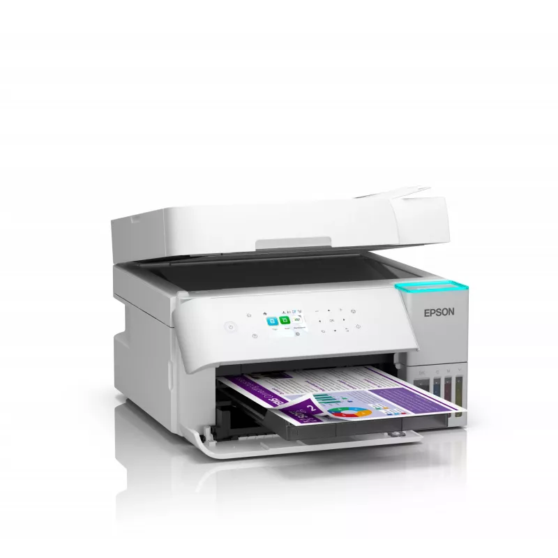 Wielofunkcyjna drukarka atramentowa Epson EcoTank L6376 — Kolor, A4, 4800 x 1200 DPI, 35 str./min, Wi‑Fi, Ethernet, Duplex
