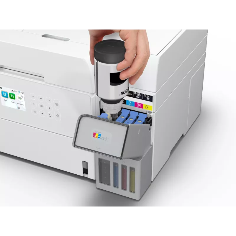 Wielofunkcyjna drukarka atramentowa Epson EcoTank L6376 — Kolor, A4, 4800 x 1200 DPI, 35 str./min, Wi‑Fi, Ethernet, Duplex