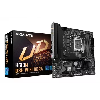 Płyta główna GIGABYTE H610M D3H WIFI, H610, LGA 1700, Micro ATX