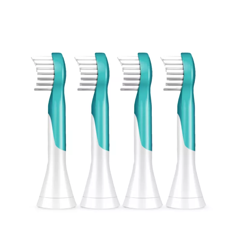Końcówki zapasowe Sonicare For Kids Philips HX6034/90 — 4 szt., niebieski/biały, wymiana co 3 miesiące