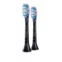 Philips Premium Gum Care HX9052/88 2-pack końcówki szczoteczki, 2 szt., Czarny, 3 miesiąc/miesiące, Miękka, 62000 ruchów na minutę, Philips