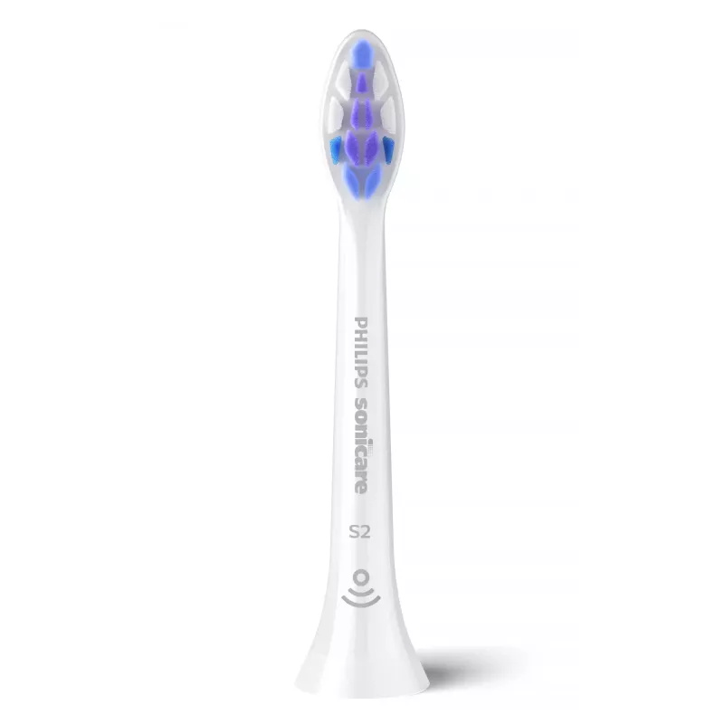 Końcówki wymienne do szczoteczki do zębów Philips HX6052/87 Sensitive 2 szt., bardzo miękkie włókna, białe