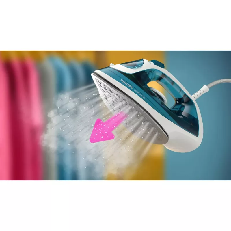 Philips serii 2000 DST2020/90 żelazko Parowe żelazko Płyta ceramiczna 2000 W kolor Aqua