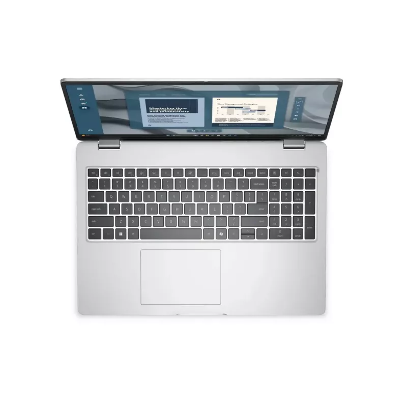 Notebook Dell Pro 16 PC16255 — 16 cali FHD+ IPS 1920×1200, AMD Ryzen AI 7, 16 GB DDR5, 512 GB SSD, AMD Radeon 860M, Windows 11 Pro, nordycka klawiatura z podświetleniem