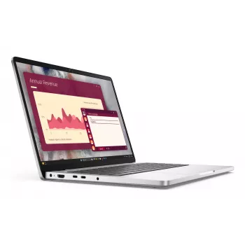 DELL Pro 14 PC14250 Intel Core Ultra 7 255U Laptop 35,6 cm (14 cali) Full HD+ 32 GB DDR5-SDRAM 512 GB SSD Wi-Fi 6E (802.11ax) Windows 11 Pro Platynowy