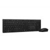 Klawiatura Lenovo 4X31R64351 z myszą, biurowa, RF Wireless + Bluetooth, US English, czarna
