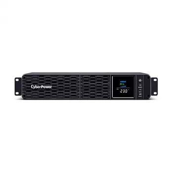 UPS Line-Interactive CYBERPOWER CP1200EIPFCRM2U 12 kVA / 720 W, 8 gniazd AC, akumulator kwasowo-ołowiowy szczelny, montaż w szafie RACK, czarny