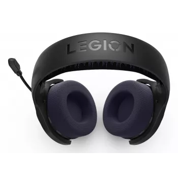 Słuchawki Lenovo Legion H410 Bezprzewodowe Nagłowne Gamingowe USB Type-C Bluetooth Czarny, Fioletowy
