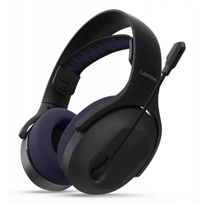 Słuchawki Lenovo Legion H410 Bezprzewodowe Nagłowne Gamingowe USB Type-C Bluetooth Czarny, Fioletowy
