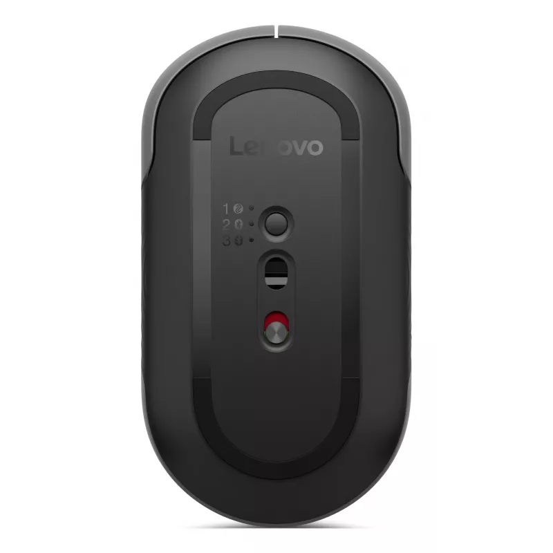 Bezprzewodowa mysz ambidekstralna Lenovo 700 — RF + Bluetooth, optyczna 4000 DPI, 8 przycisków, szary