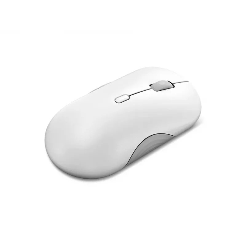 Bezprzewodowa cicha mysz Lenovo 700 Multi-Device, ambidekstralna, optyczna, 4000 DPI, RF + Bluetooth, 8 przycisków, biała