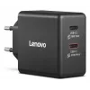 Ładowarka do urządzeń mobilnych Lenovo G0A6065BEU — Uniwersalna ładowarka sieciowa do użytku wewnętrznego, 2× USB-C, 100–240 V, kabel 1,5 m, czarna