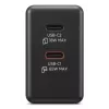 Ładowarka do urządzeń mobilnych Lenovo G0A6065BEU — Uniwersalna ładowarka sieciowa do użytku wewnętrznego, 2× USB-C, 100–240 V, kabel 1,5 m, czarna