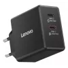 Ładowarka do urządzeń mobilnych Lenovo G0A6065BEU — Uniwersalna ładowarka sieciowa do użytku wewnętrznego, 2× USB-C, 100–240 V, kabel 1,5 m, czarna