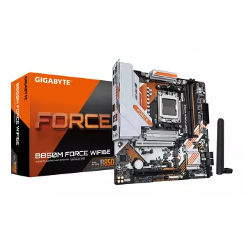 Płyta główna GIGABYTE B850M FORCE WIFI6E, AMD B850, Socket AM5, Micro ATX