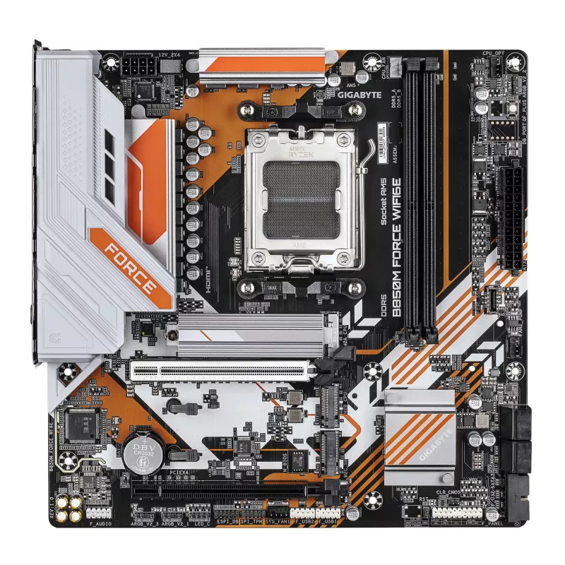 Płyta główna GIGABYTE B850M FORCE WIFI6E, AMD B850, Socket AM5, Micro ATX