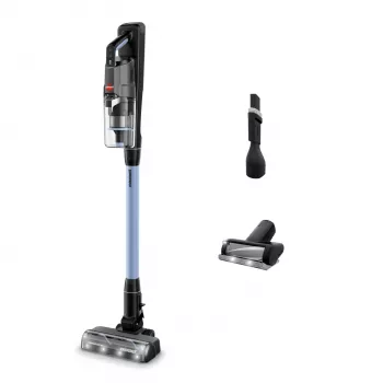 Bissell PowerClean Furfinder Select Bezprzewodowy Odkurzacz Suchy HEPA Bezworkowy 200 W Czarny, Jasnoniebieski