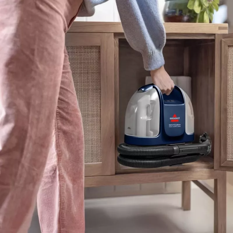 Bezprzewodowa maszyna do czyszczenia dywanów Bissell SpotClean Mini Ręczna Czarny, Niebieski