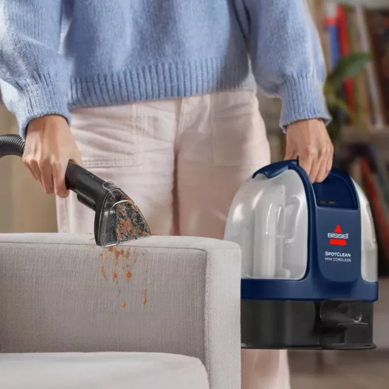 Bezprzewodowa maszyna do czyszczenia dywanów Bissell SpotClean Mini Ręczna Czarny, Niebieski