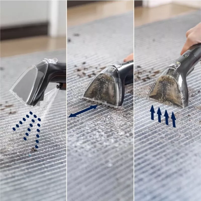 Bezprzewodowa maszyna do czyszczenia dywanów Bissell SpotClean Mini Ręczna Czarny, Niebieski