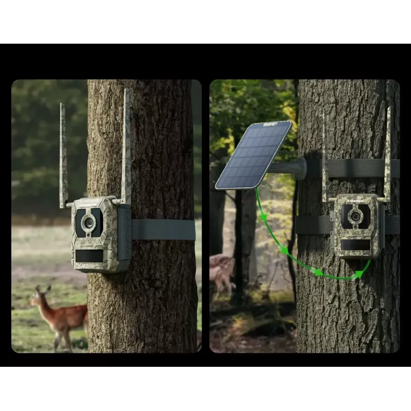 Kamera leśna Reolink Camovue Talon S130 4G LTE, 8 MP, 3840×2160, 95° H × 50,2° V, IP67, ładowanie USB‑C, zewnętrzna