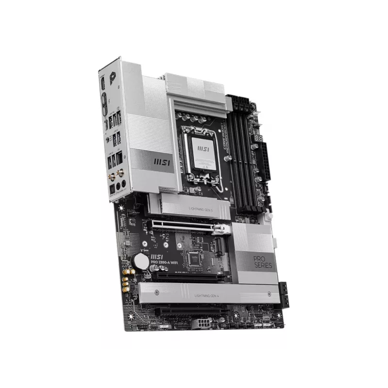 Płyta główna MSI PRO Z890-A WIFI Intel Z890 LGA 1851 ATX DDR5, 4 DIMM, 256 GB, Wi‑Fi 7, 5 Gb Ethernet