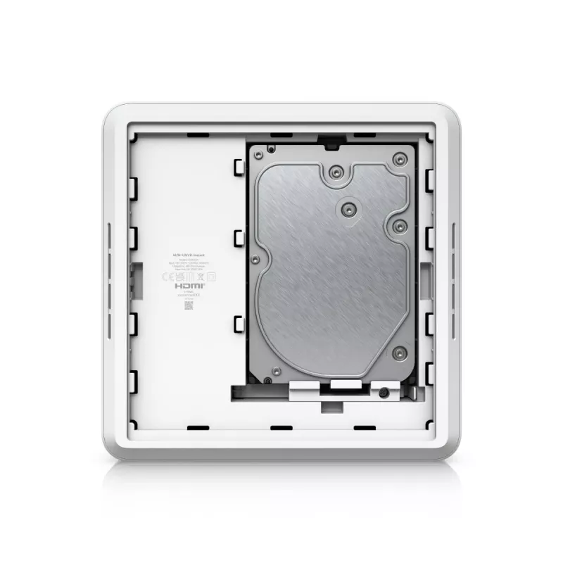 Rejestrator sieciowy UBIQUITI UNVR-Instant 3840x2160, 1,7 GHz, 6 portów PoE, 7 RJ-45, 1×3,5 cala HDD, HDMI