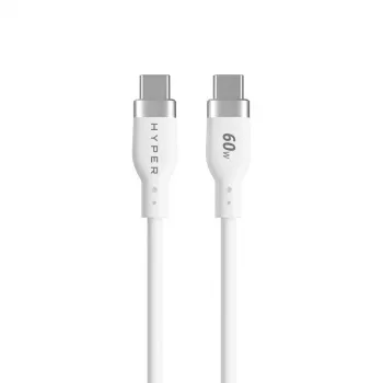 TARGUS Silicone USB-c To USB-c 60w Charging kabel 1.5m - biały