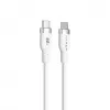 TARGUS Silicone USB-c To USB-c 60w Charging kabel 1.5m - biały