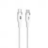 TARGUS Silicone USB-c To USB-c 60w Charging kabel 1.5m - biały