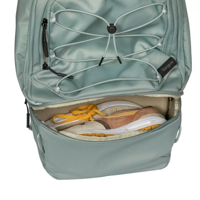 Plecak TARGUS Work+Play Flex Ecosmart TBB65905GL na laptopy 15–16 cali, poliester z recyklingu, zielony