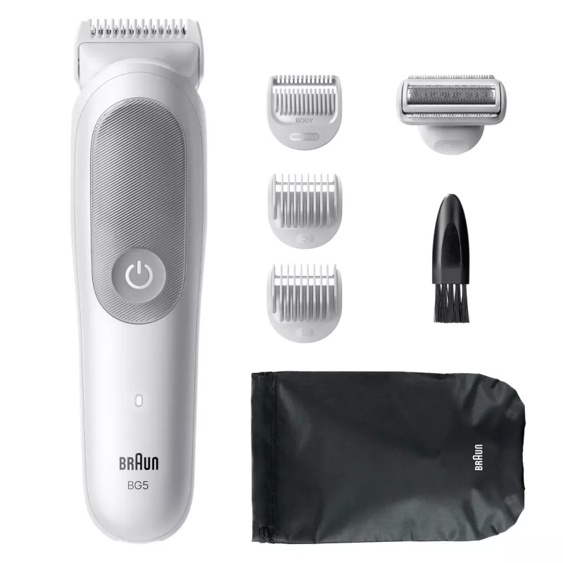 Braun Series 5 trymer do ciała/maszynka do golenia, jasnoszary