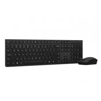 Lenovo 4X31R64357 Klawiatura z myszą Biurowa RF Bezprzewodowa + Bluetooth QWERTY Nordycka Szara