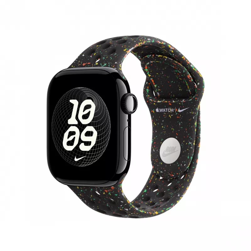 Opaska Apple MGAE4ZM/A akcesoria do smartwatchy Czarna Aluminiowa Fluoroelastomer