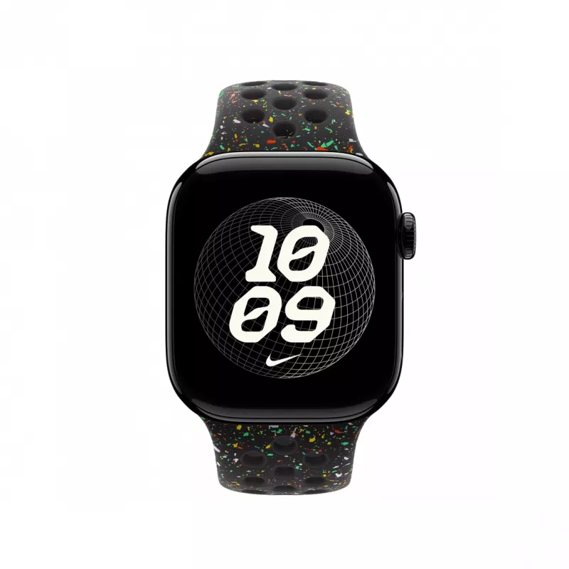 Opaska Apple MGAE4ZM/A akcesoria do smartwatchy Czarna Aluminiowa Fluoroelastomer
