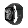 Apple Watch GPS + Cellular 46mm Jet Black Aluminium Case Black Sport Band S/M