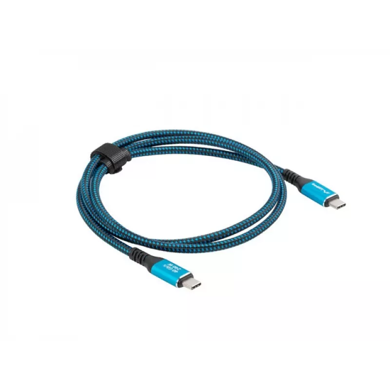 Kabel USB-C LANBERG CA-CMCM-44CU-0005-BK 0,5 m — USB4 Gen 2x2, 40 Gbit/s, 240 W, czarny