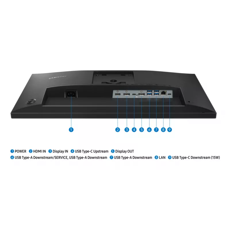 Monitor komputerowy Samsung S24F434UAU 61 cm (24 cale) 1920 x 1080 Full HD LCD Czarny