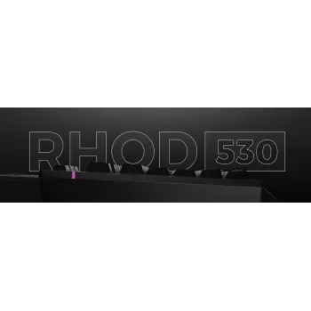 Przewodowa klawiatura gamingowa pełnowymiarowa Genesis Rhod 530, USB, QWERTY US, membranowa, podświetlenie RGB, 114 klawiszy, kabel 1,8 m, czarna