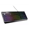 Przewodowa klawiatura gamingowa pełnowymiarowa Genesis Rhod 530, USB, QWERTY US, membranowa, podświetlenie RGB, 114 klawiszy, kabel 1,8 m, czarna