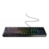 Przewodowa klawiatura gamingowa pełnowymiarowa Genesis Rhod 530, USB, QWERTY US, membranowa, podświetlenie RGB, 114 klawiszy, kabel 1,8 m, czarna
