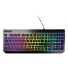 Przewodowa klawiatura gamingowa pełnowymiarowa Genesis Rhod 530, USB, QWERTY US, membranowa, podświetlenie RGB, 114 klawiszy, kabel 1,8 m, czarna