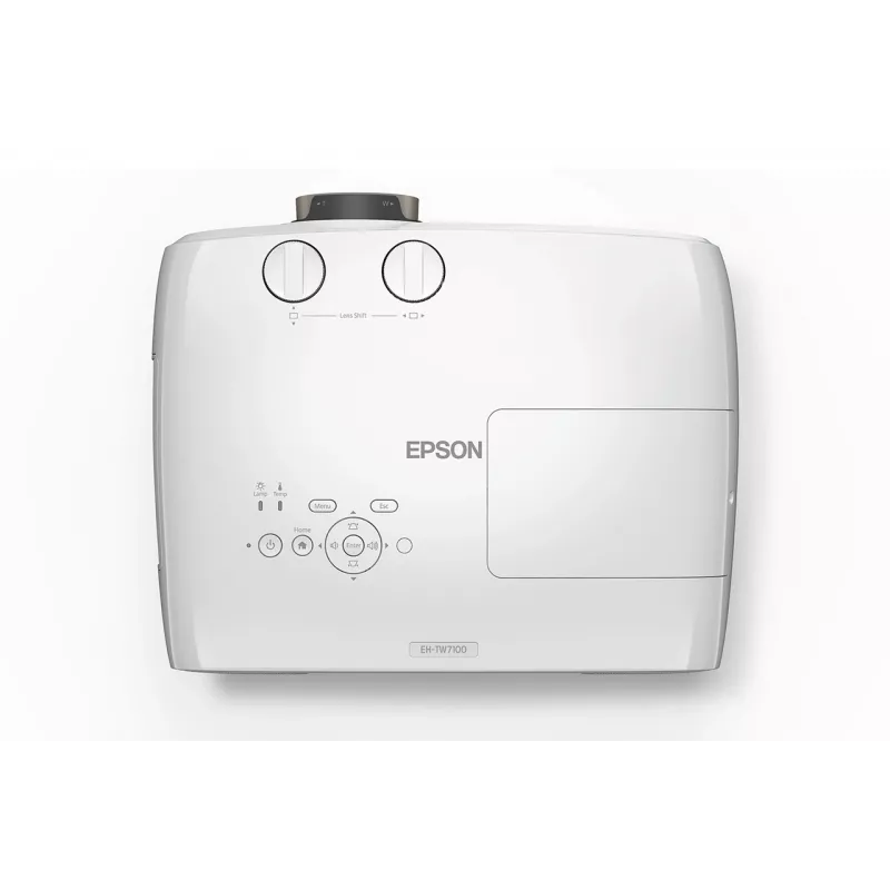 Projektor Epson EH-TW7100 o standardowej ogniskowej, 3000 ANSI lumenów, 3LCD, UHD 4K (3840x2160), 3D, Biały