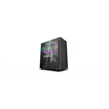 Obudowa PC DeepCool Matrexx 55 Mesh Midi Tower Czarna — ATX, hartowane szkło, obsługuje wentylatory 120/140 mm