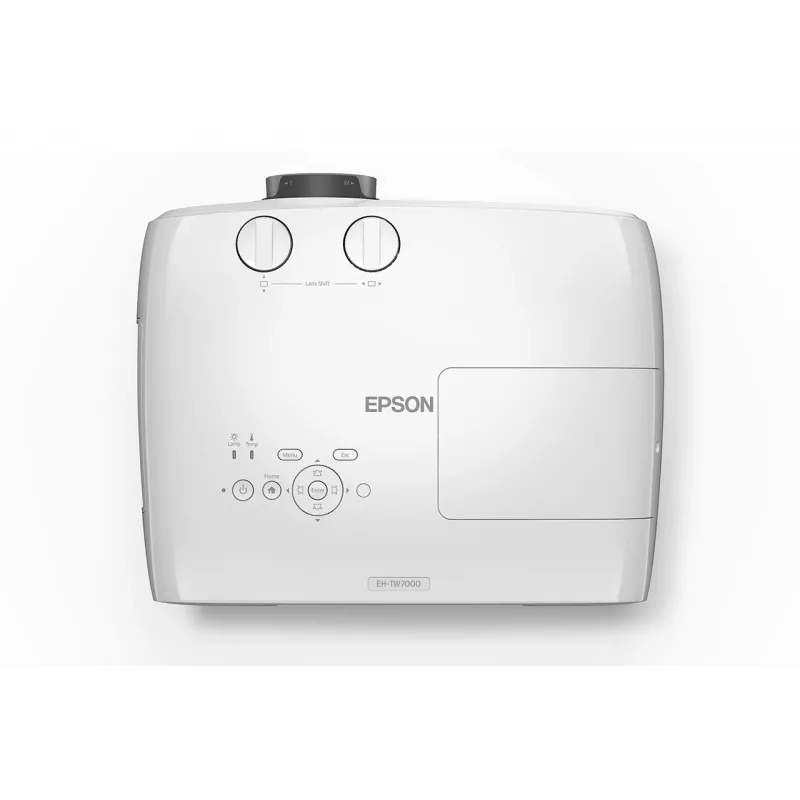 Projektor Epson EH-TW7000 o standardowej ogniskowej, 3000 ANSI lumenów, 3LCD, UHD 4K (3840x2160), 3D, biały