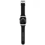 Pasek do zegarka Karl Lagerfeld Strap KLAWLSLKCNK 3D rubber do Apple Watch 42/44/45/49 mm Czarny